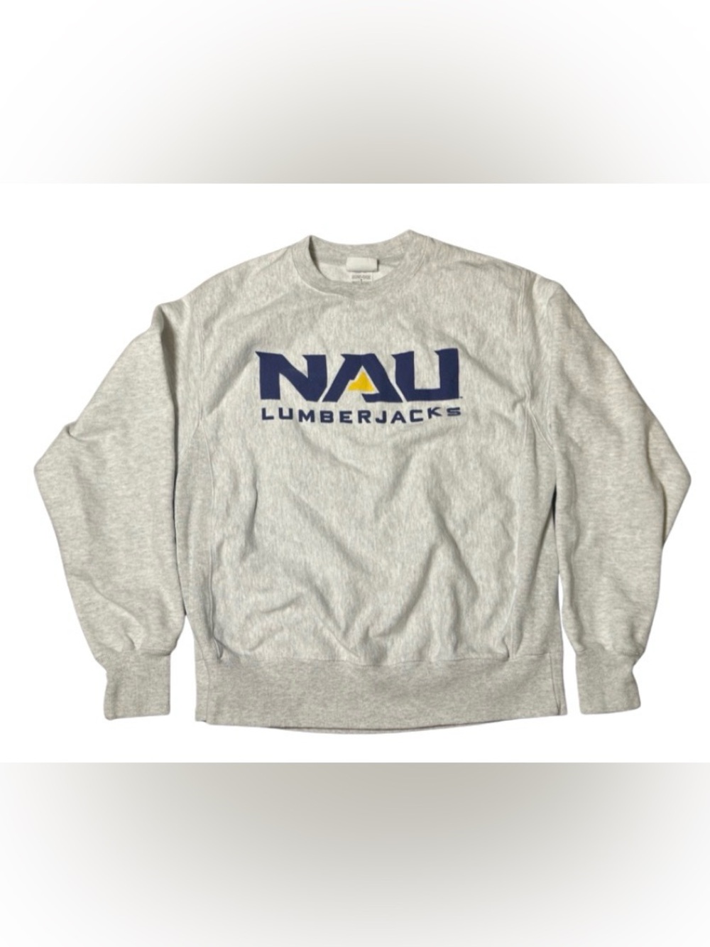 Vintage Y2K Champion Reverse Weave NAU Lumberjacks Sweatshirt M Gray Arizona